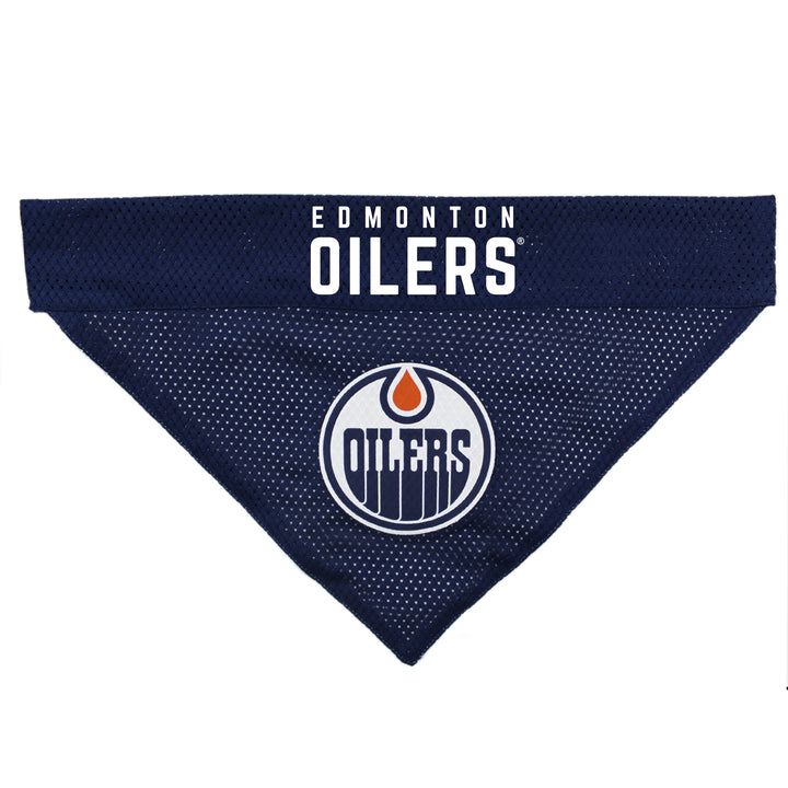 Edmonton Oilers Pets First Blue & White Reversible Bandana