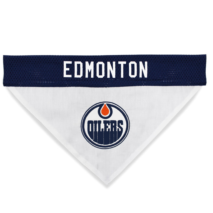 Edmonton Oilers Pets First Blue & White Reversible Bandana