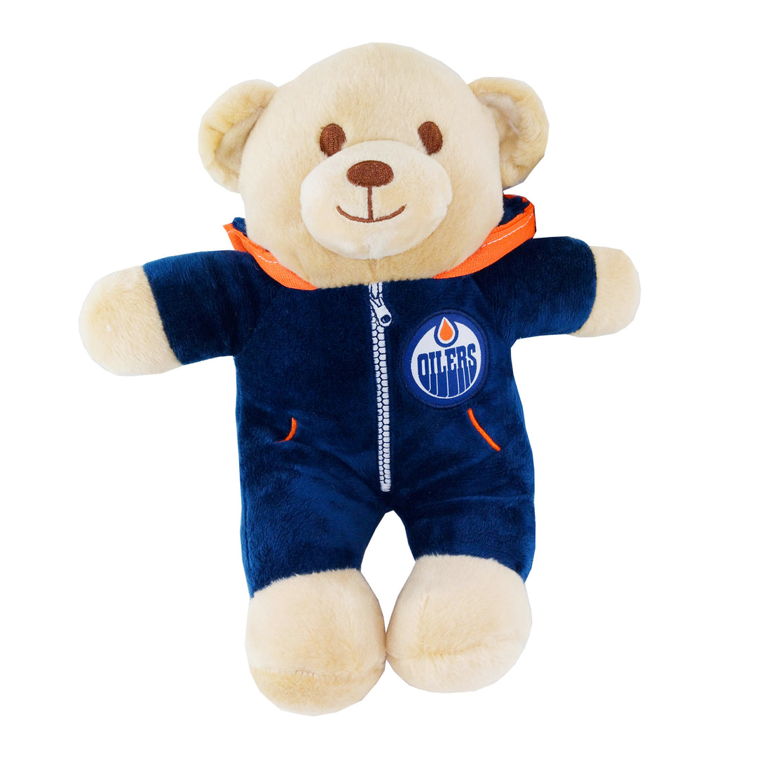 Edmonton Oilers Jumpsuit Bear Plushie Toy