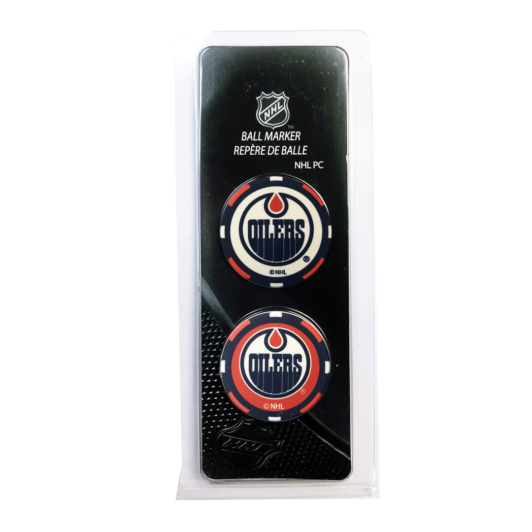 Edmonton Oilers Poker Chips/Ball Markers Set of 2