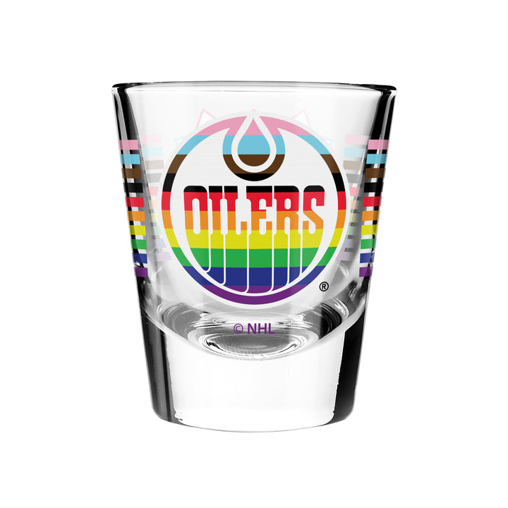 Edmonton Oilers Pride 2oz Shot Glass