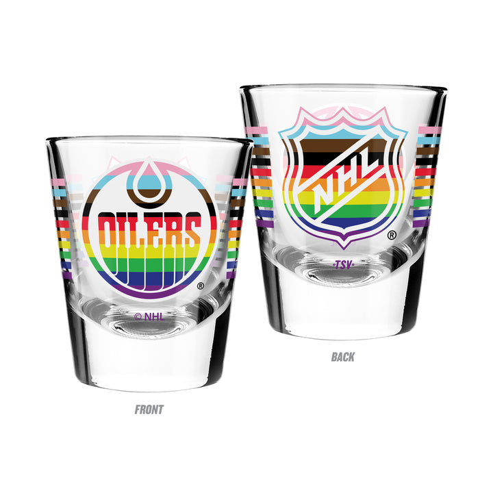Edmonton Oilers Pride 2oz Shot Glass