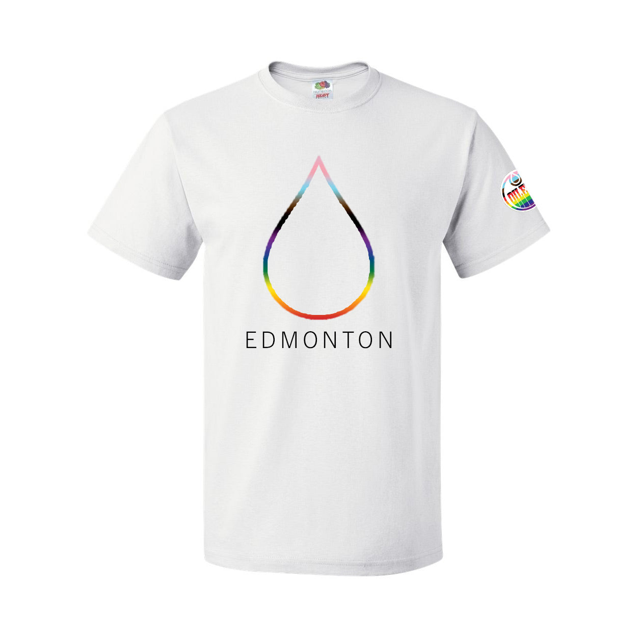 Edmonton Oilers Pride White T-Shirt
