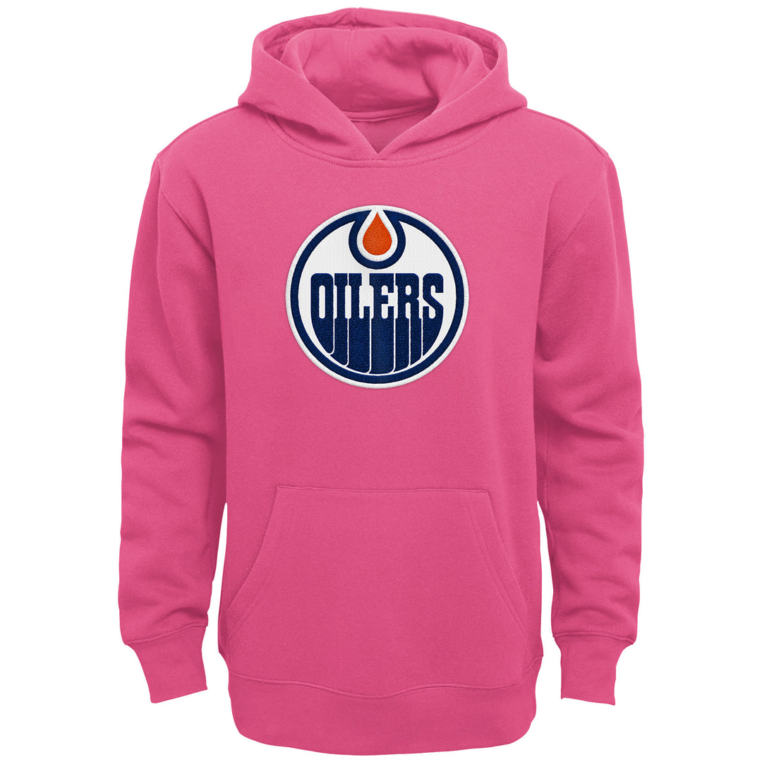 Edmonton Oilers Women's Outerstuff Prime Fleece Pink Hoodie