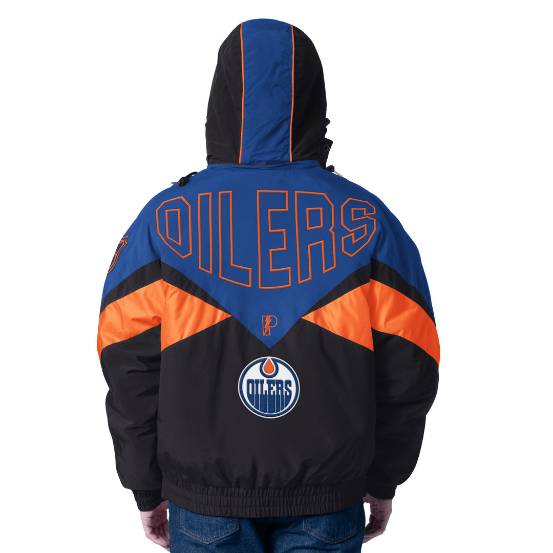 Edmonton Oilers Pro Player Orange & Black Jet Full-Zip Jacket