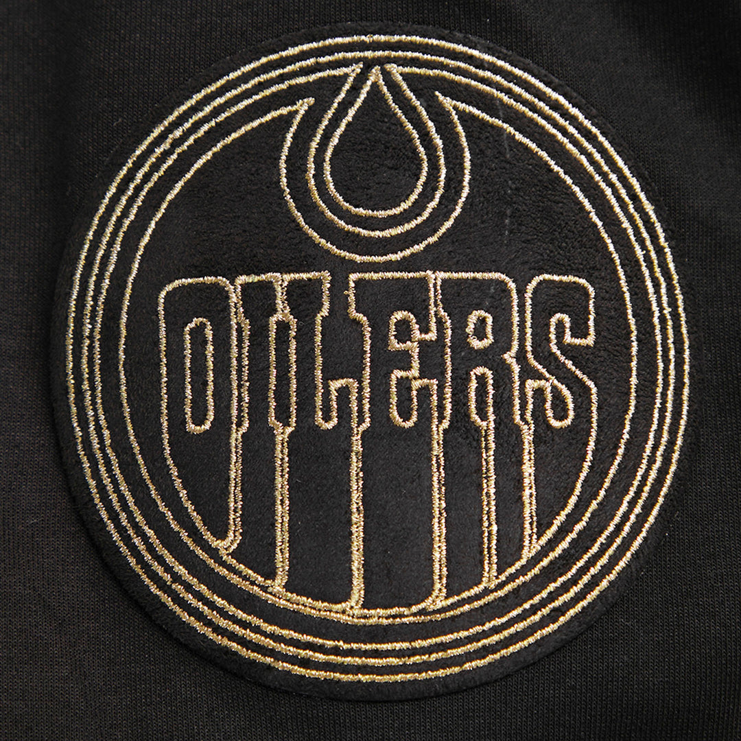 Edmonton Oilers Pro Standard Black & Gold Full-Zip Hoodie