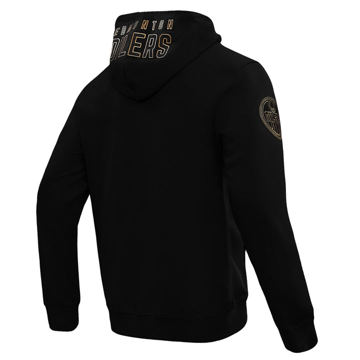 Edmonton Oilers Pro Standard Black & Gold Full-Zip Hoodie