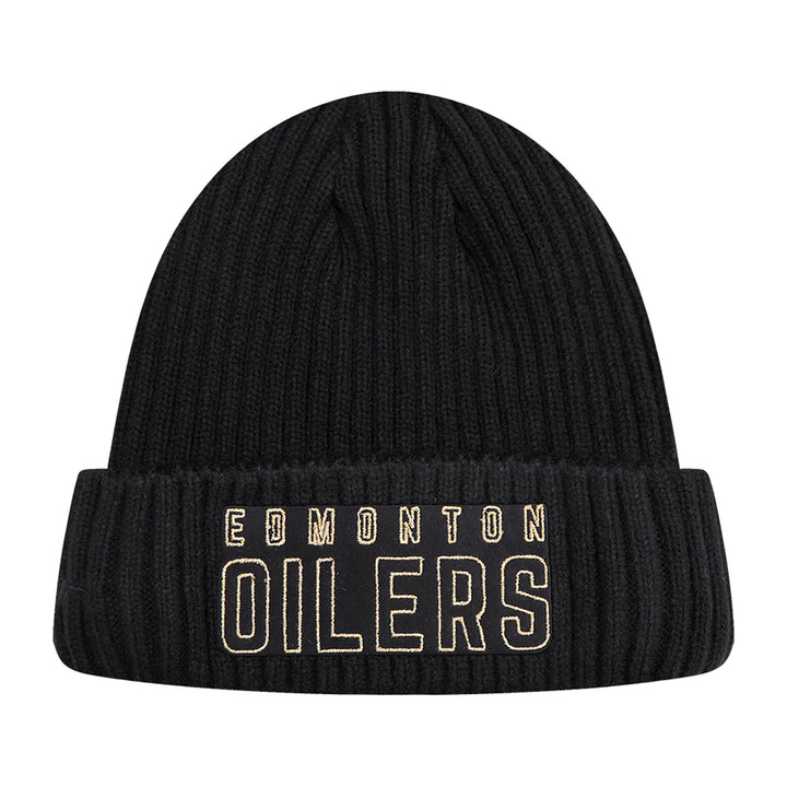Edmonton Oilers Pro Standard Black & Gold Toque