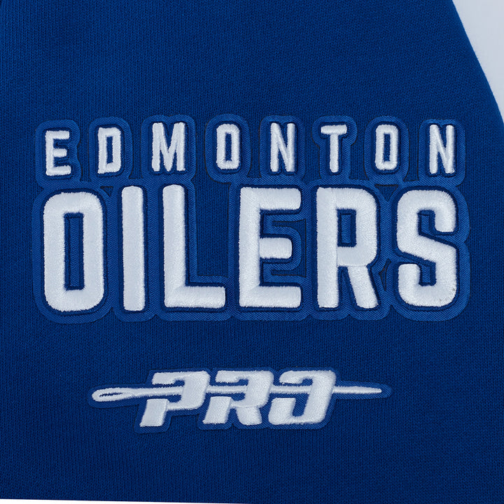 Edmonton Oilers Pro Standard City Arch Blue Crewneck Sweatshirt