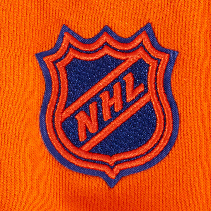 Edmonton Oilers Pro Standard Classic Icon Orange Drop Shoulder Hoodie