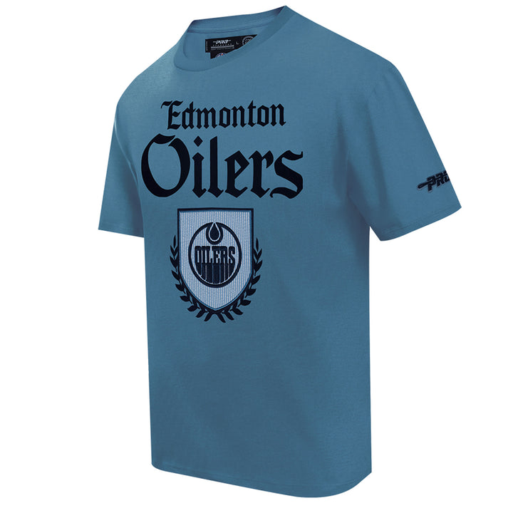 Edmonton Oilers Pro Standard Country Club Blue Drop Shoulder T-Shirt