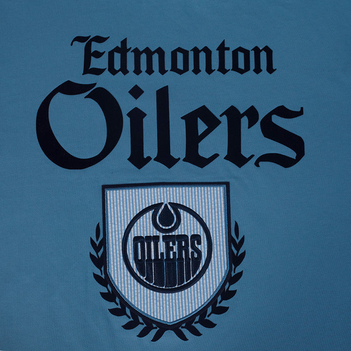 Edmonton Oilers Pro Standard Country Club Blue Drop Shoulder T-Shirt