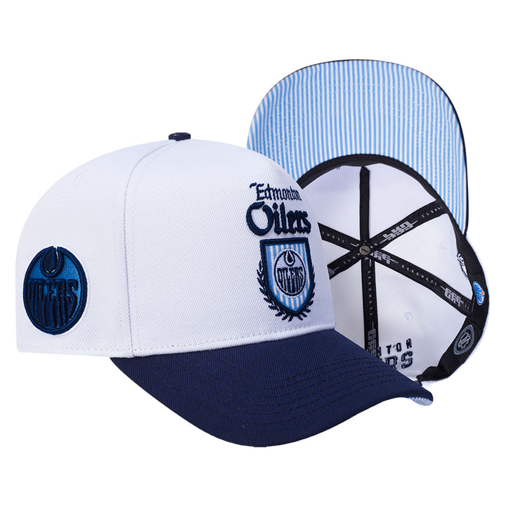 Edmonton Oilers Pro Standard Country Club White Snapback Hat