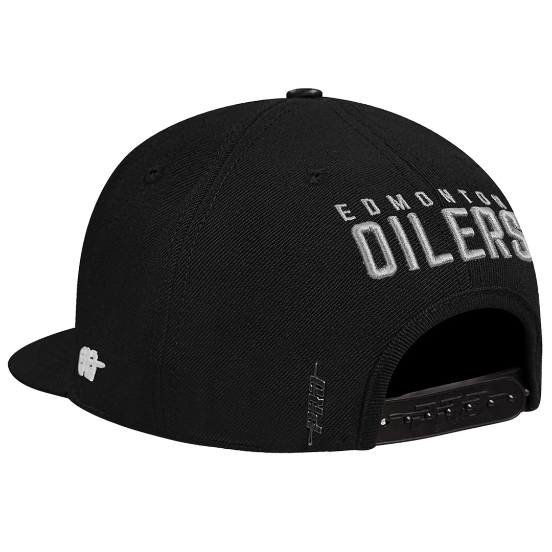 Edmonton Oilers Pro Standard Cream French Terry Wool Blend Snapback Hat
