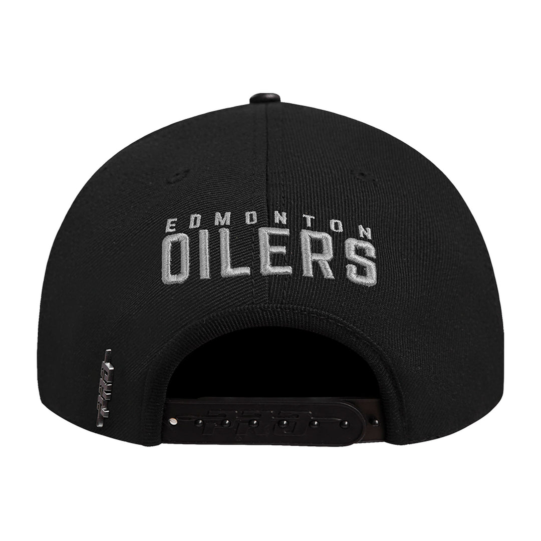 Edmonton Oilers Pro Standard Cream French Terry Wool Blend Snapback Hat