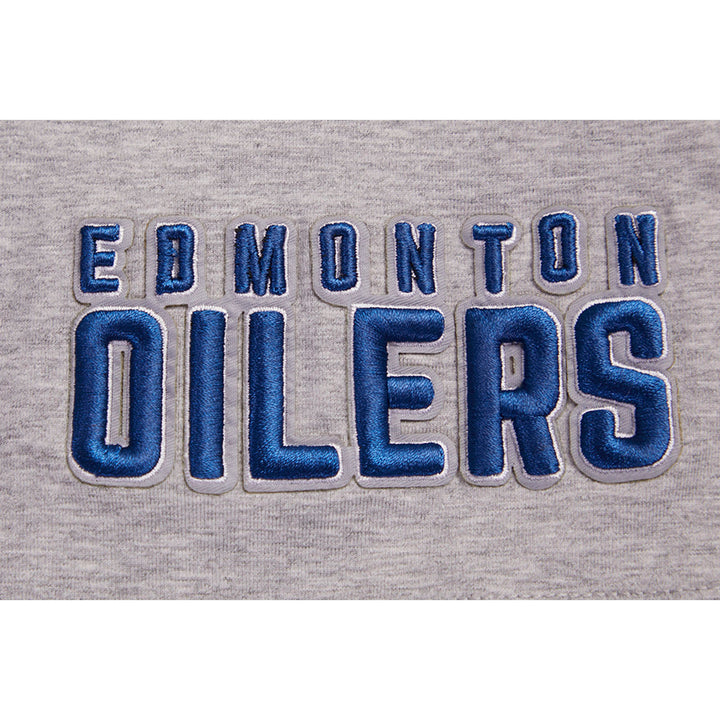 Edmonton Oilers Pro Standard Crest Emblem Heather Grey T-Shirt