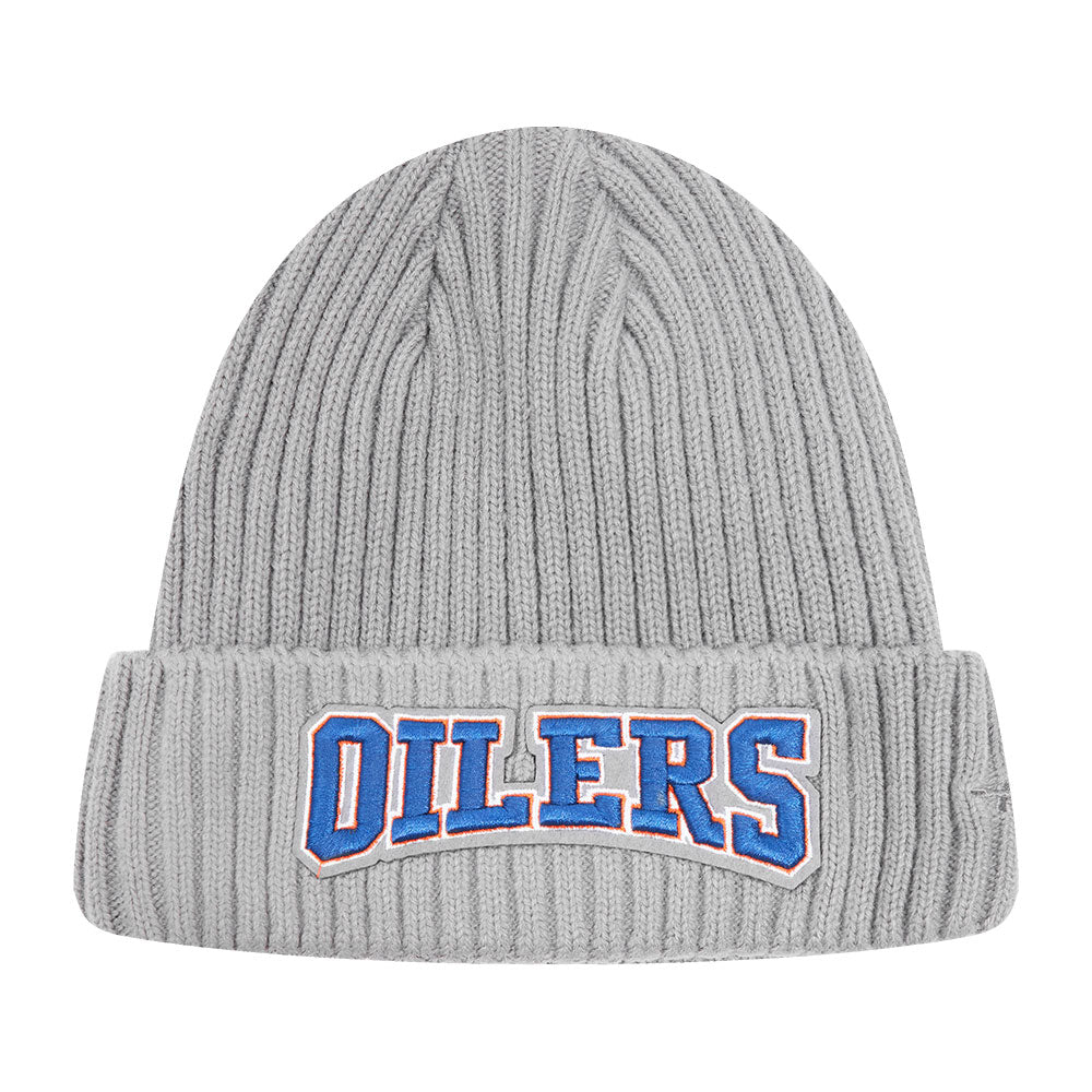 Edmonton Oilers Pro Standard Crest Emblem Grey Toque