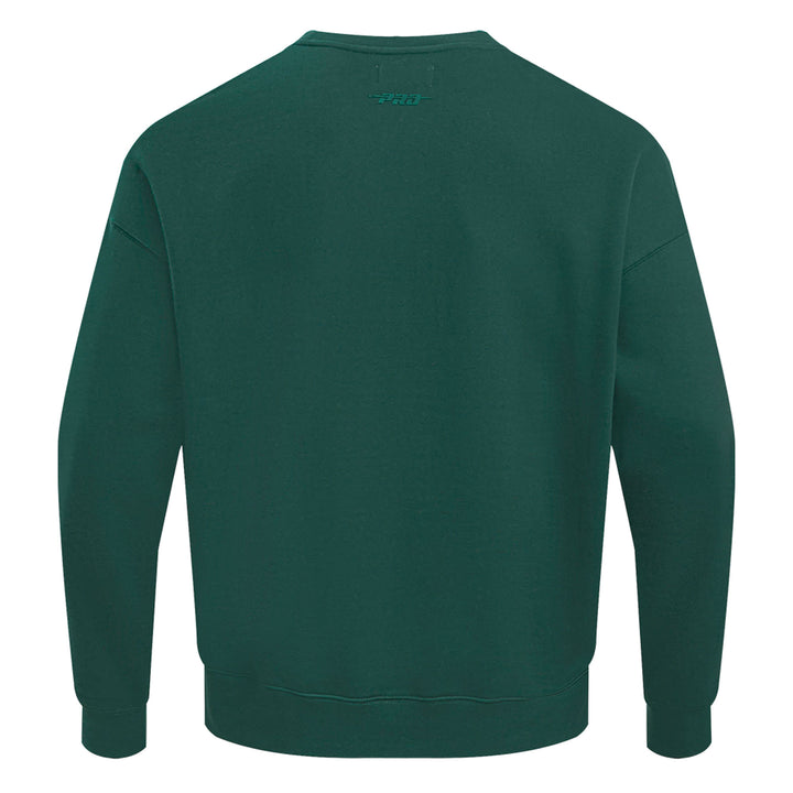 Edmonton Oilers Pro Standard Drop Shoulder Forest Green Crewneck Sweatshirt