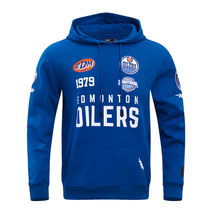 Edmonton Oilers Pro Standard Fast Lane Blue Hoodie