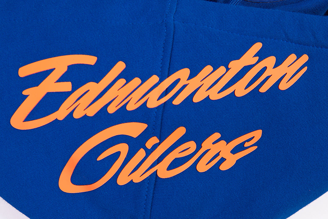 Edmonton Oilers Pro Standard Fast Lane Blue Hoodie