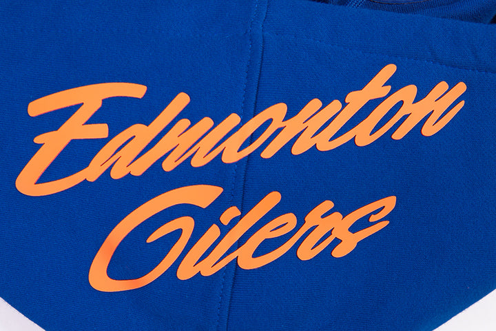 Edmonton Oilers Pro Standard Fast Lane Blue Hoodie