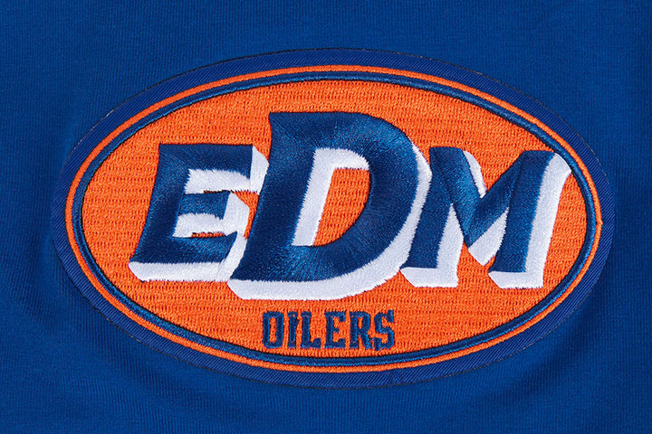 Edmonton Oilers Pro Standard Fast Lane Blue T-Shirt