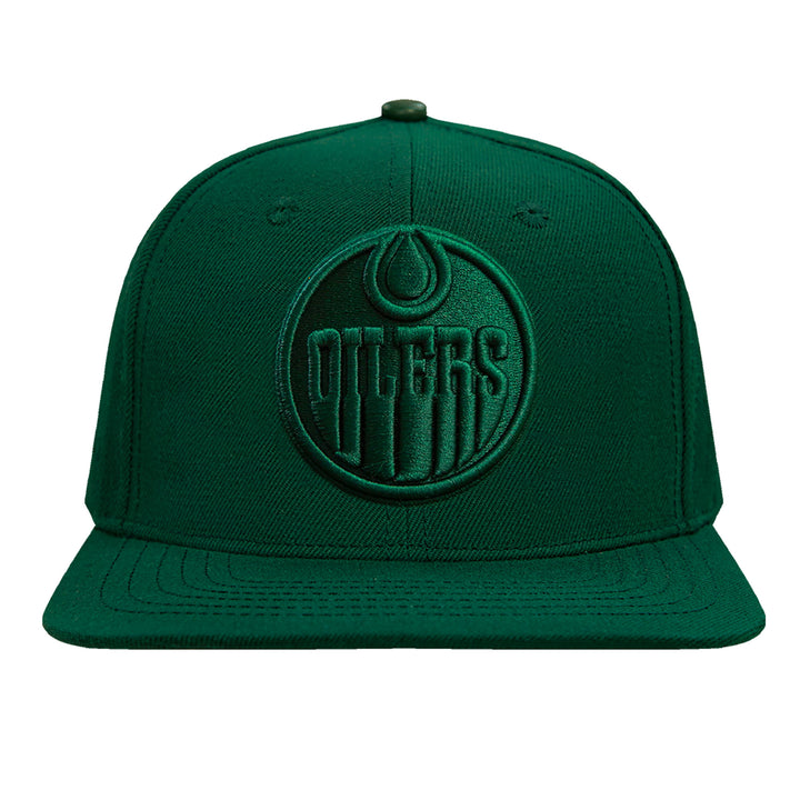 Edmonton Oilers Pro Standard Forest Green Wool Snapback Hat