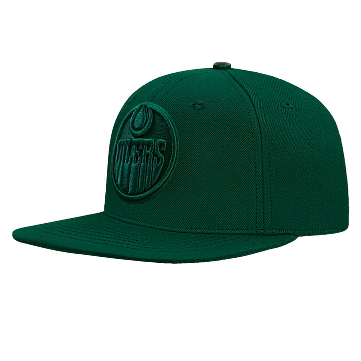 Edmonton Oilers Pro Standard Forest Green Wool Snapback Hat