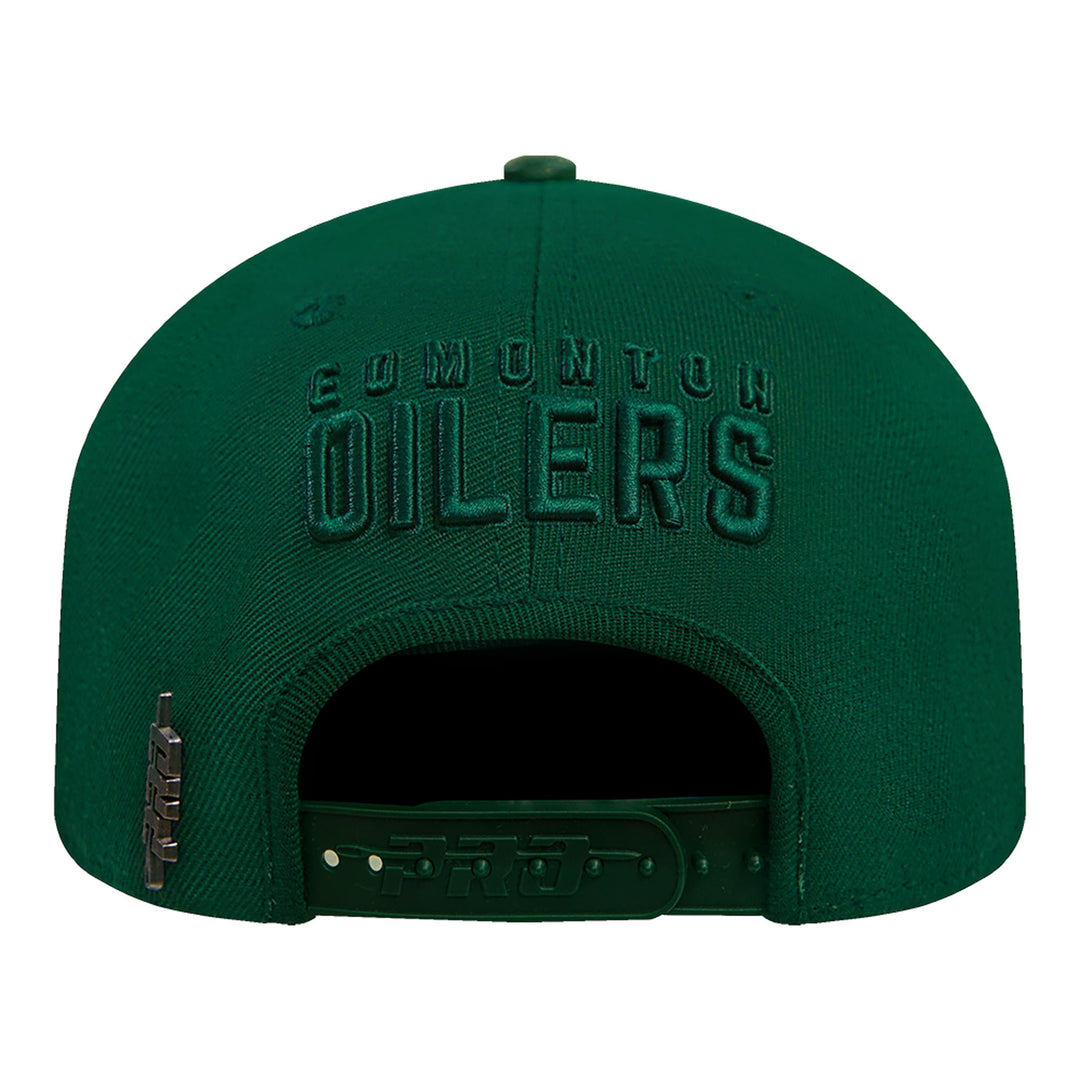 Edmonton Oilers Pro Standard Forest Green Wool Snapback Hat