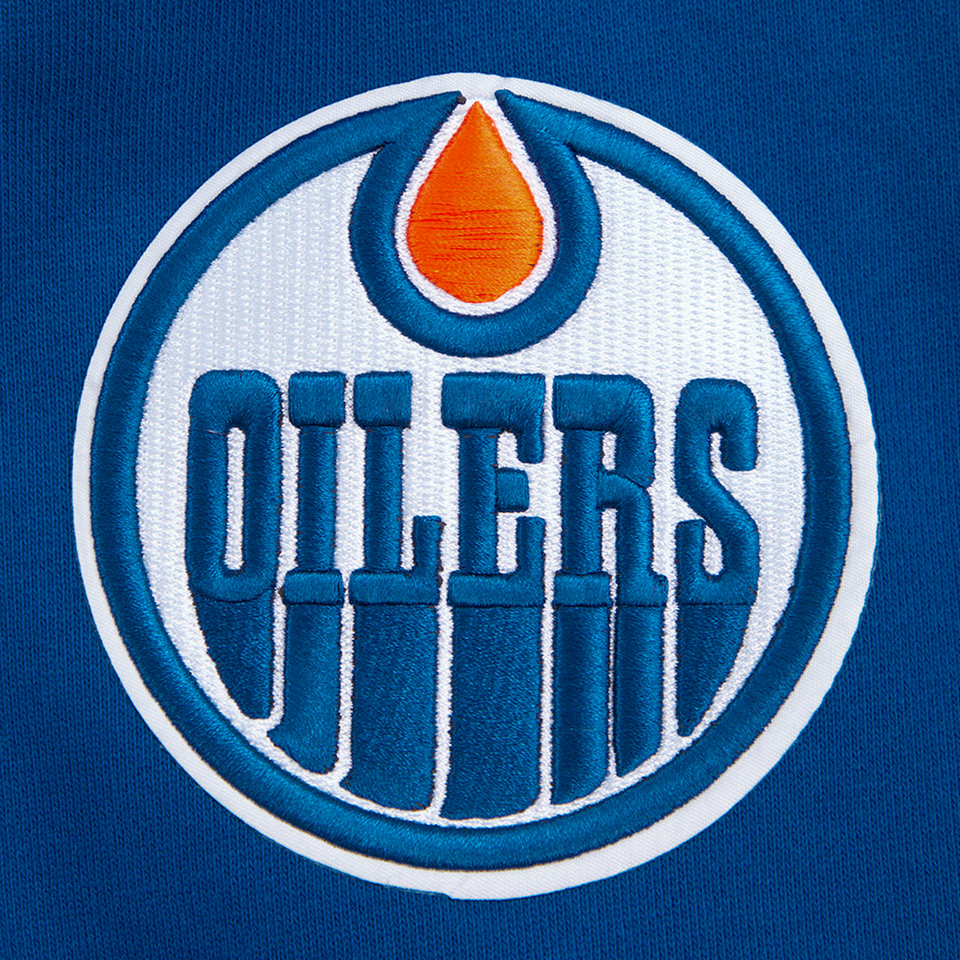 Edmonton Oilers Pro Standard Hunter Mascot Blue Hoodie