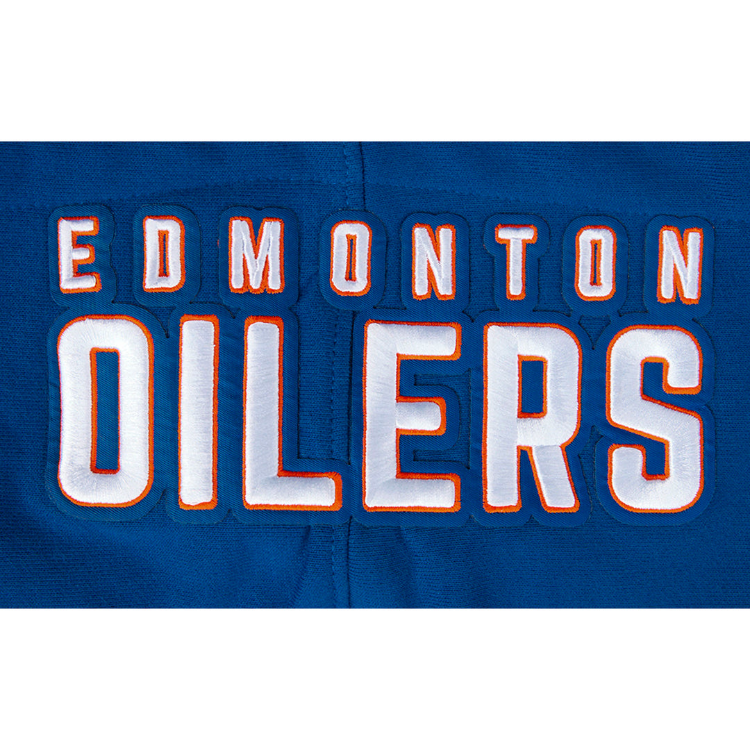 Edmonton Oilers Pro Standard Hunter Mascot Blue Hoodie