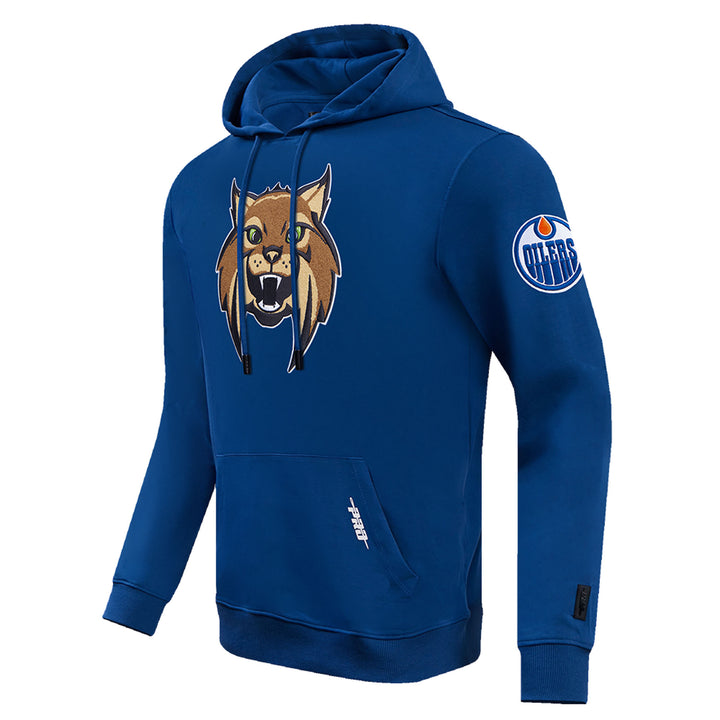 Edmonton Oilers Pro Standard Hunter Mascot Blue Hoodie