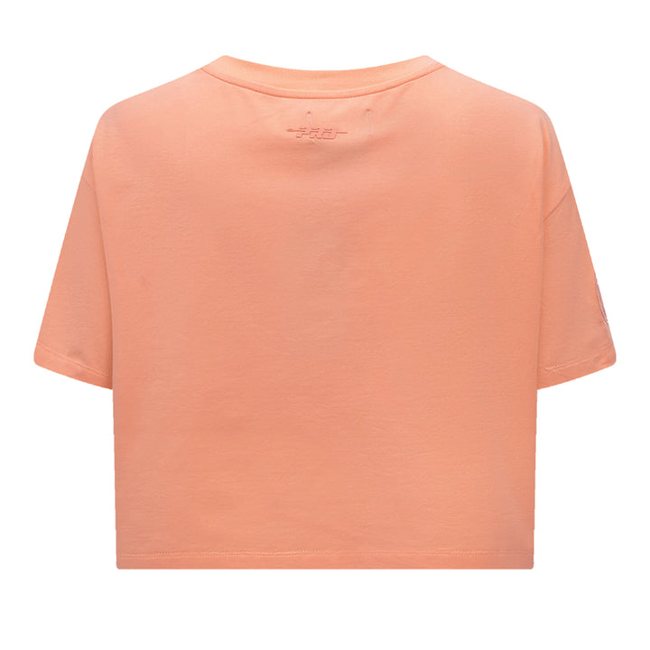 Edmonton Oilers Women's Pro Standard Neutrals Coral Boxy T-Shirt