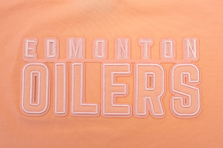 Edmonton Oilers Women's Pro Standard Neutrals Coral Boxy T-Shirt