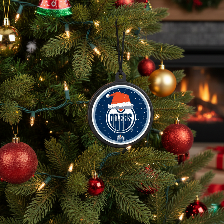 Edmonton Oilers Puck Ornament