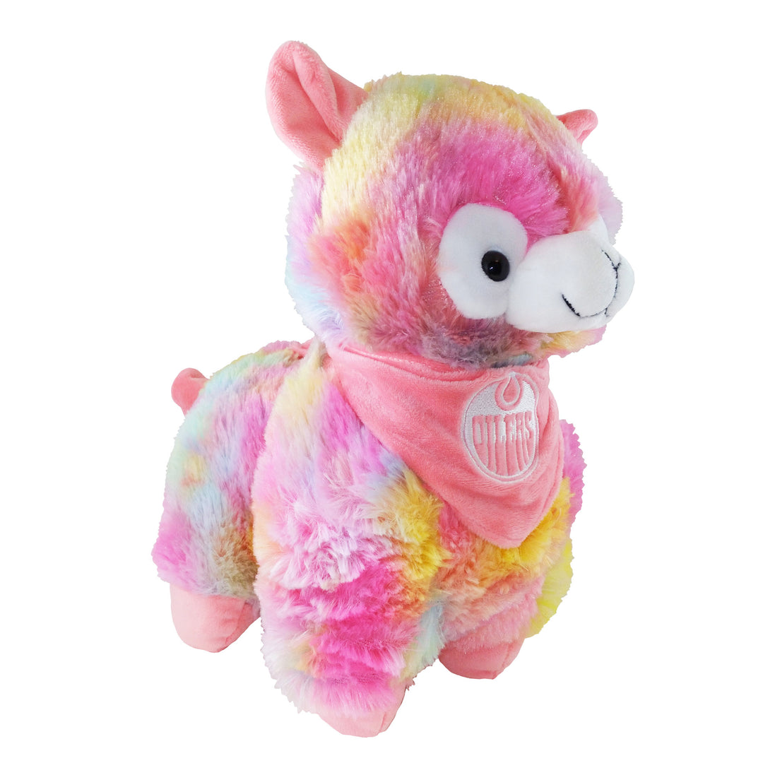 Edmonton Oilers Rainbow Llama Plushie Toy