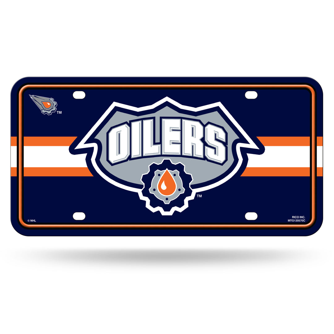 Edmonton Oilers Kids Navy Reverse Retro Blank Jersey – ICE