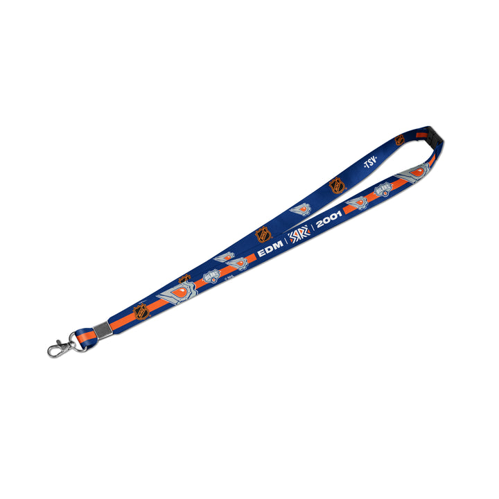 Edmonton Oilers Reverse Retro Sublimated Lanyard