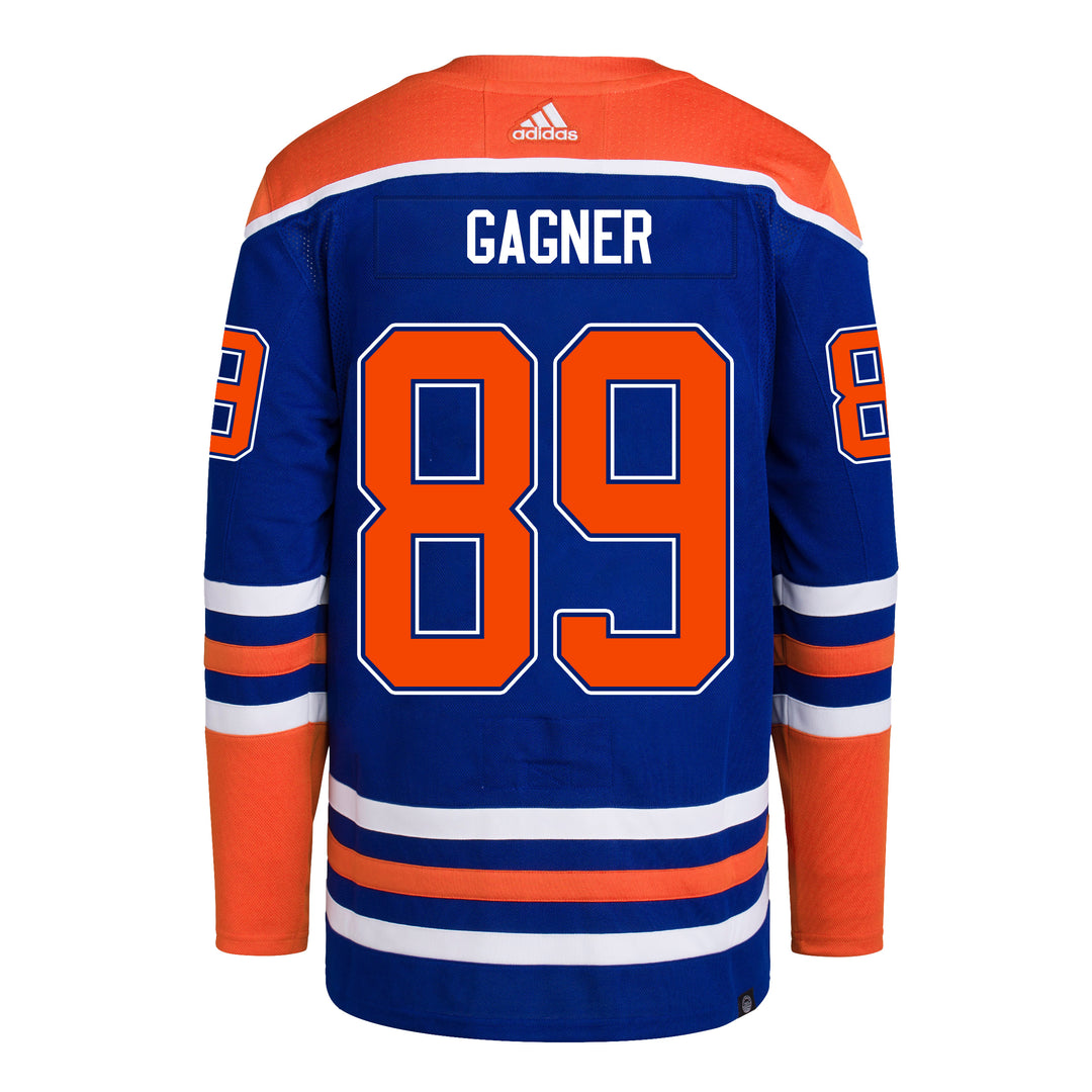 Sam Gagner Edmonton Oilers adidas Primegreen Authentic Royal Blue Home Jersey