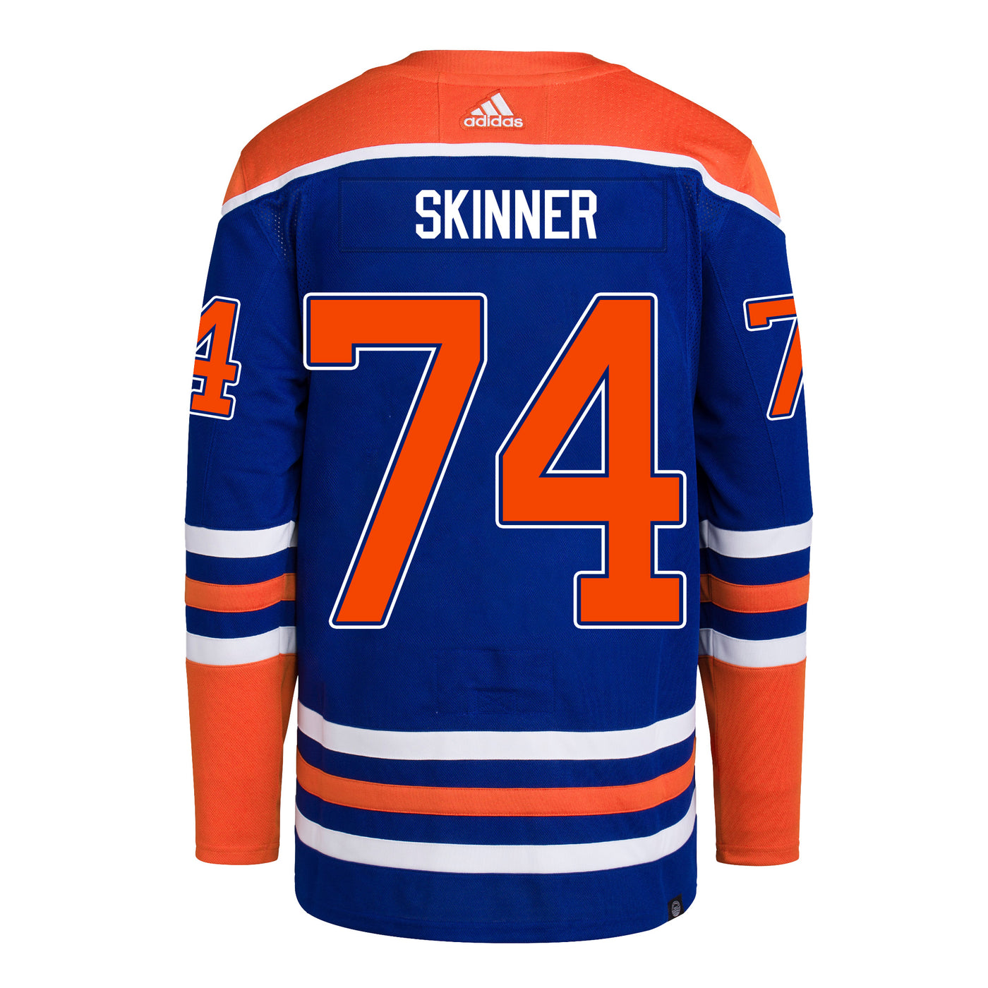 Stuart Skinner Edmonton Oilers adidas Primegreen Authentic Royal Blue Home Jersey