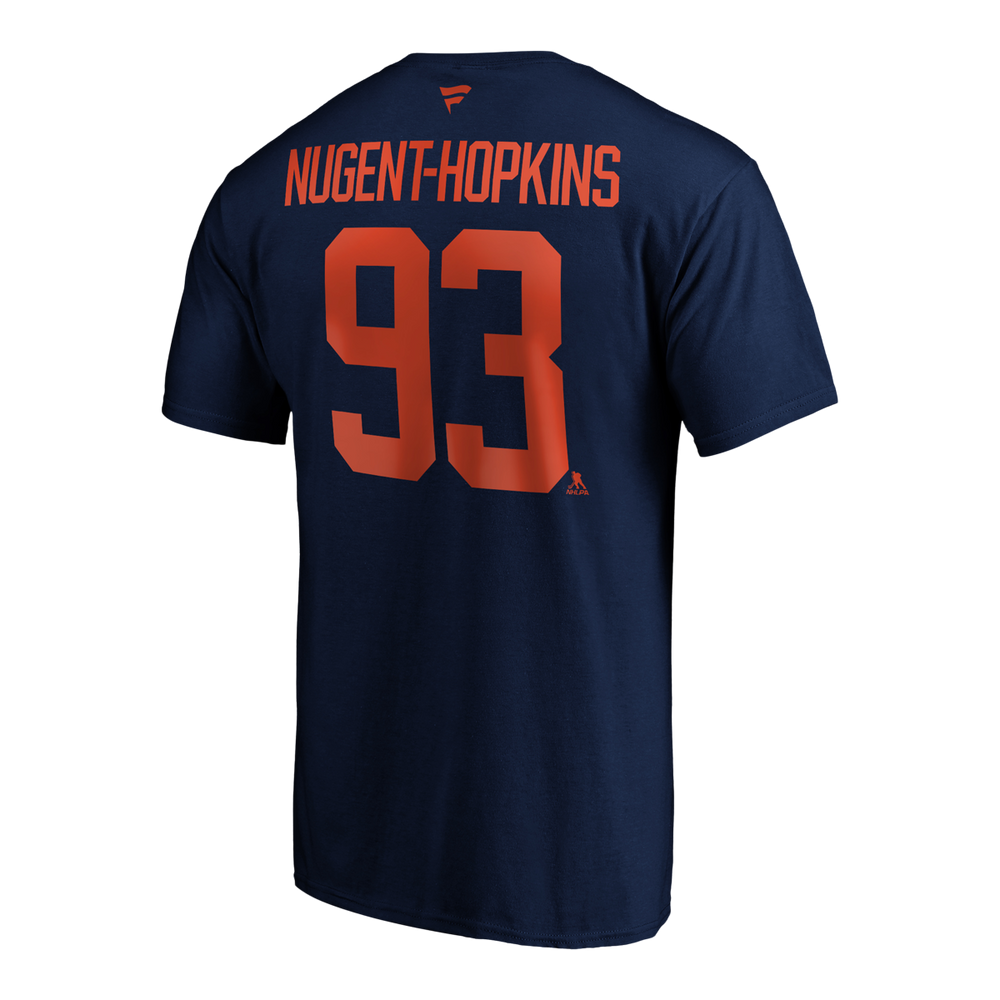 Ryan Nugent-Hopkins Edmonton Oilers Stack Name & Number T-Shirt