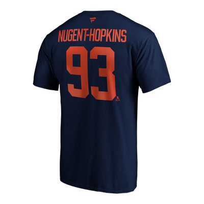 Ryan Nugent-Hopkins Edmonton Oilers Stack Name & Number T-Shirt