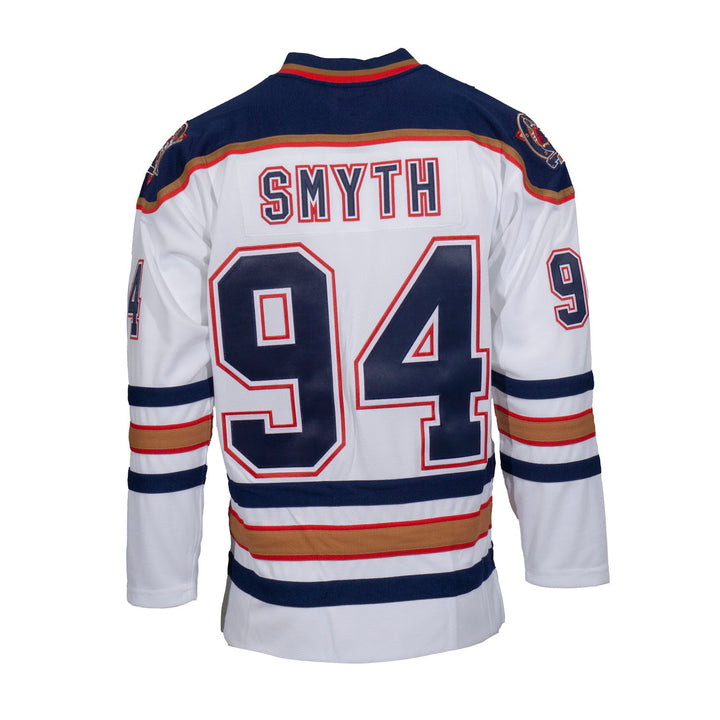 Ryan Smyth Edmonton Oilers Mitchell & Ness 1996-97 Blue Line Retro White Jersey