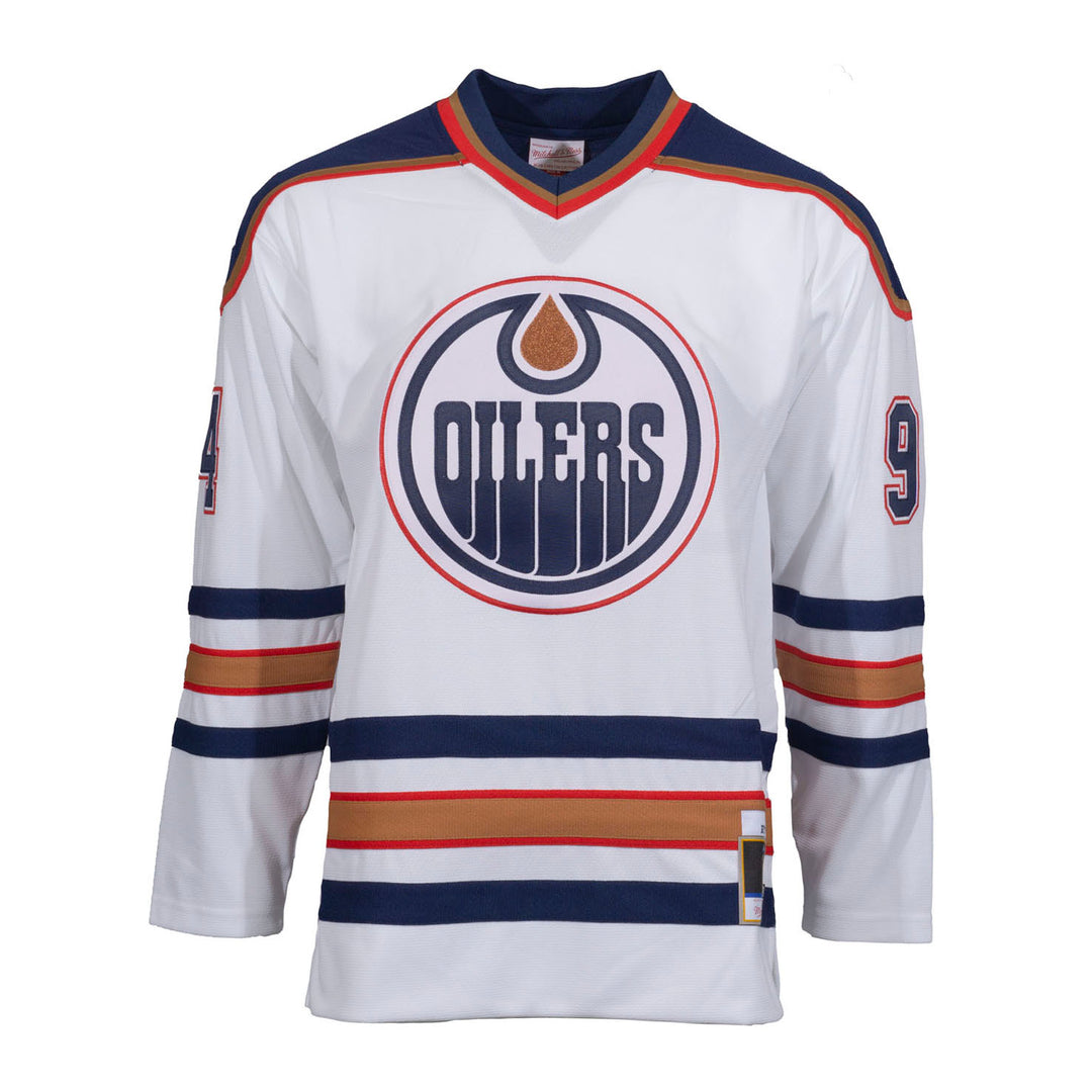 Ryan Smyth Edmonton Oilers Mitchell & Ness 1996-97 Blue Line Retro White Jersey