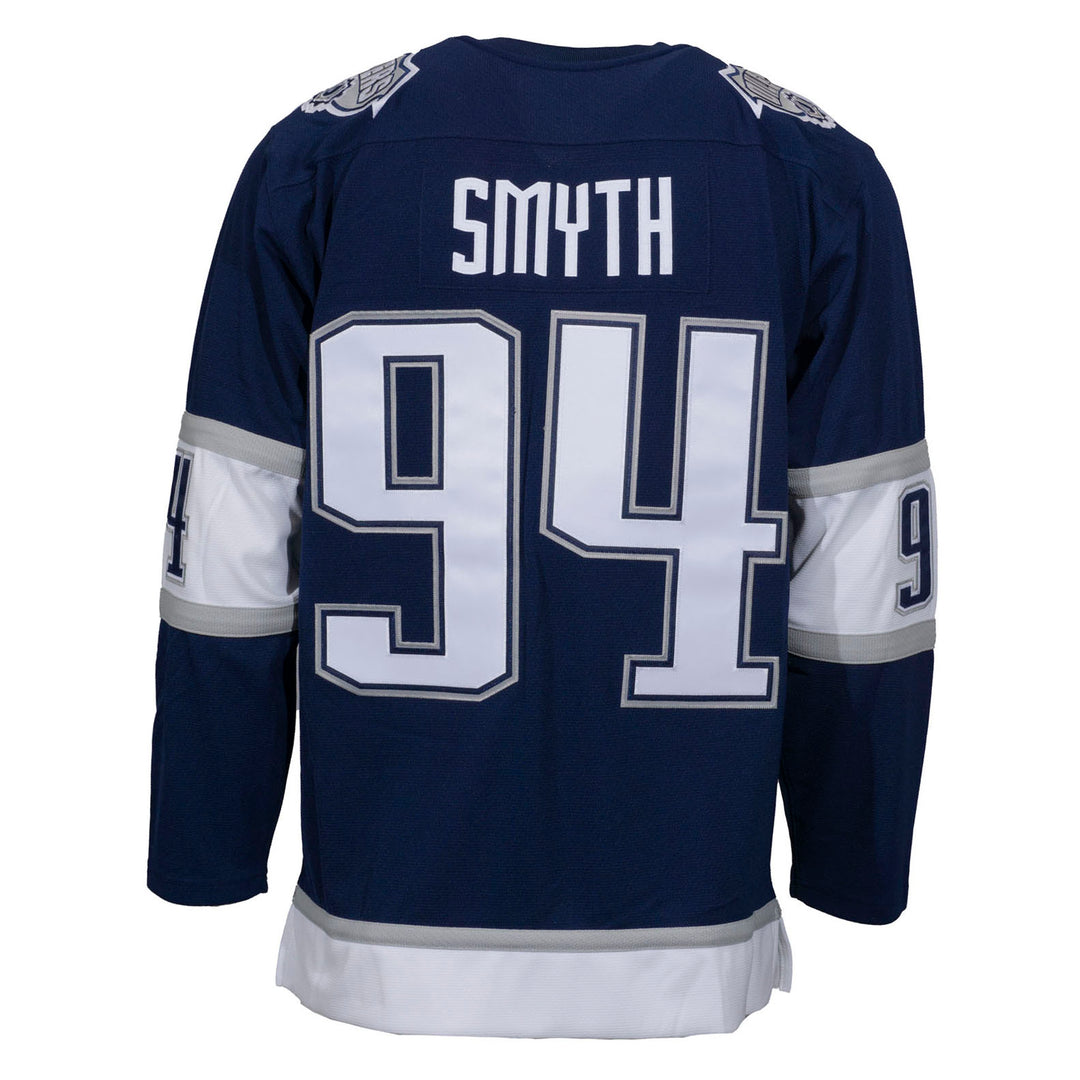 Ryan Smyth Edmonton Oilers Mitchell & Ness 2005-06 Blue Line Retro Alternate Jersey