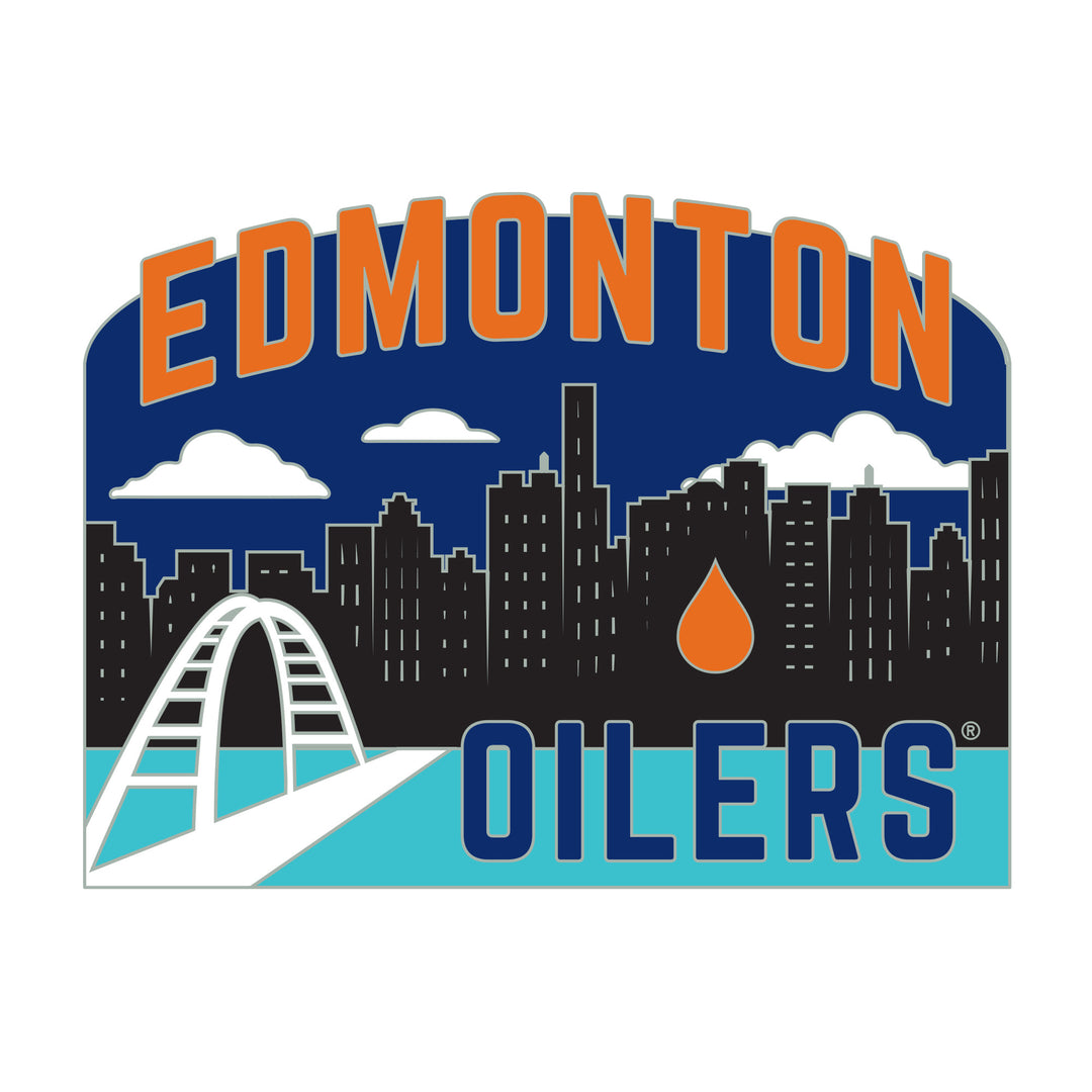 Edmonton Oilers Skyline Lapel Pin
