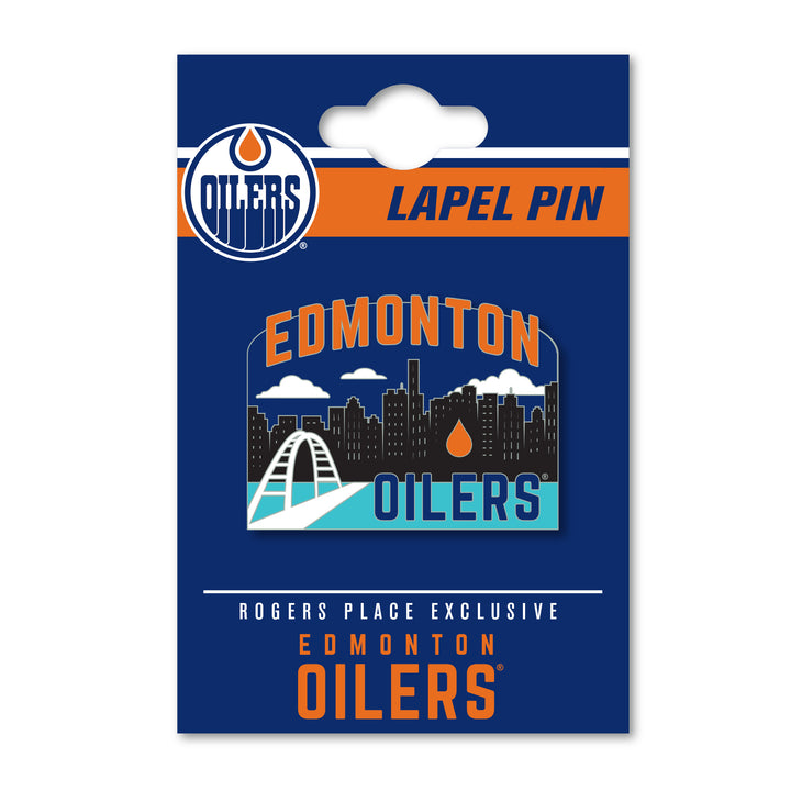 Edmonton Oilers Skyline Lapel Pin