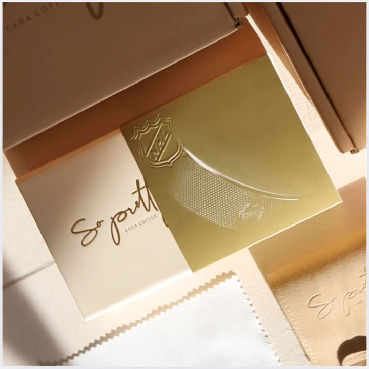 Edmonton Oilers So Pretty Cara Cotter Gold Pave Necklace