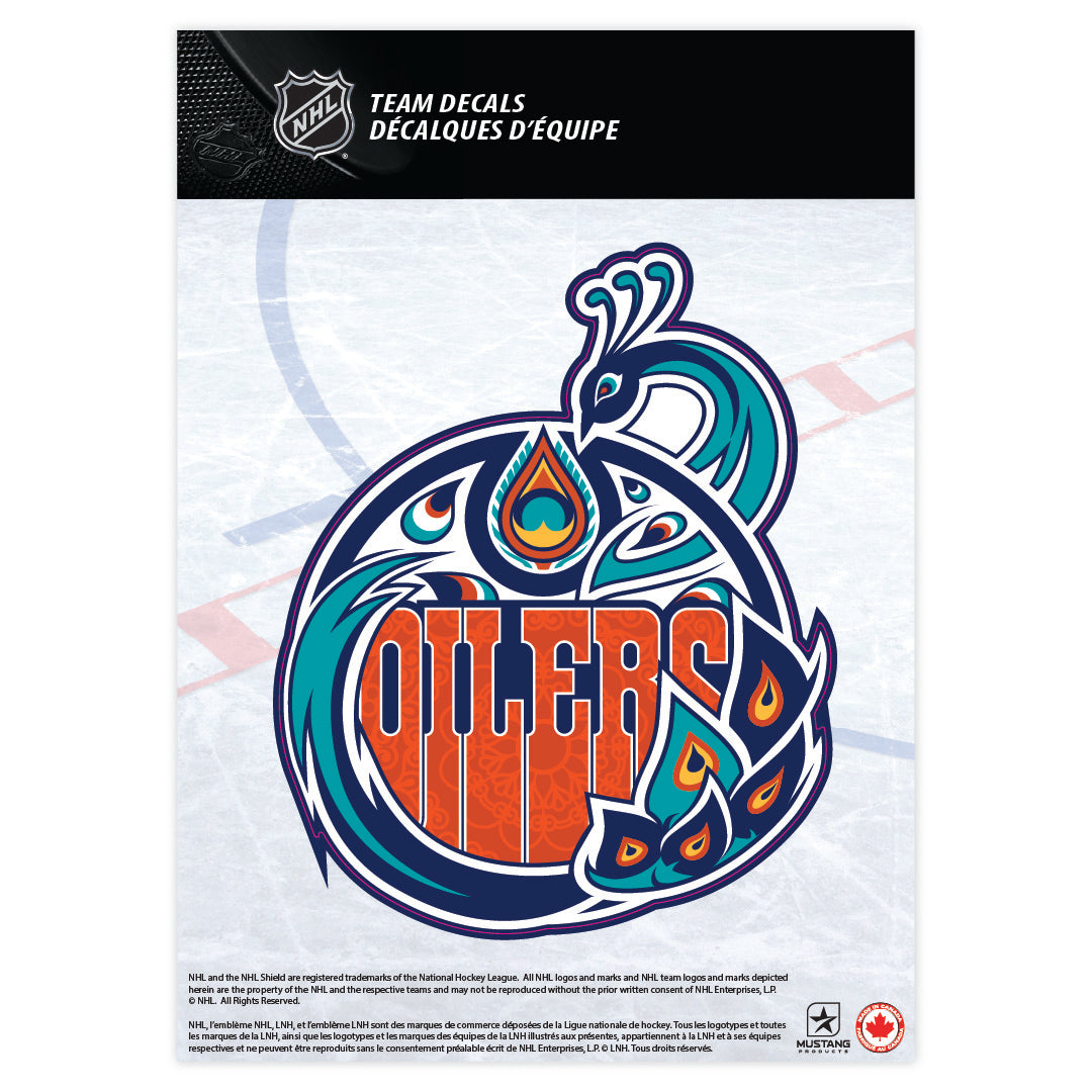 Edmonton Oilers South Asian Celebration 5" x 7" Decal