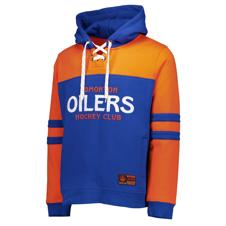 Edmonton Oilers Sport Design Sweden Blue Hockey Hoodie
